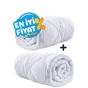 Zeynep Tekstil 2 Adet Çift Kişilik Silikon Yorgan