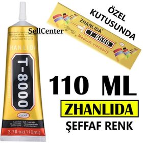 Zhanlida T8000 Şeffaf 110 ml Yapıştırıcı Kasa Kapak Ekran Cam Çerçeve Tamir