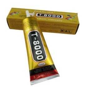 Zhanlida T8000 Şeffaf 110 ml Yapıştırıcı Kasa Kapak Ekran Cam Çerçeve Tamir