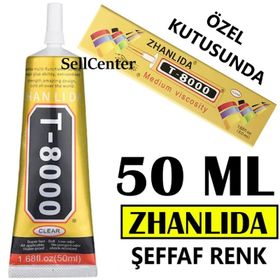 Zhanlida T8000 Şeffaf 50 ml Ekran Dokunmatik Çerçeve Cam Kapak Yapıştırıcı