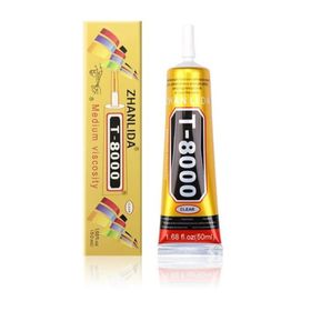 Zhanlida T8000 Şeffaf 50 ml Ekran Dokunmatik Çerçeve Cam Kapak Yapıştırıcı