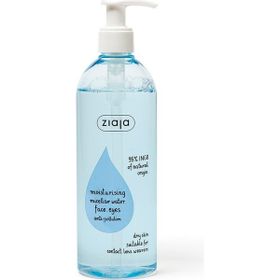 Ziaja 390 ml Nemlendirici Misel Suyu Yüz Göz ve Dudaklar İçin Makyaj Temizleyici