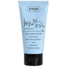 Ziaja Jeju Genç Cilt Nemlendirici SPF10 50 ml Beyaz Yüz Köpüğü
