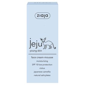 Ziaja Jeju Genç Cilt Nemlendirici SPF10 50 ml Beyaz Yüz Köpüğü