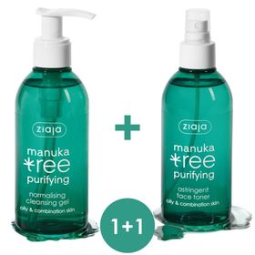 Ziaja Manuka Ağacı Özlü 200 ml Tonik + 200 ml Jel Akne Karşıtı 1+1 Set