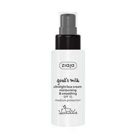 Ziaja SPF15 50 ml Keçi Sütü Ultra Hafif Nemlendirici ve Rahatlatıcı Yüz Kremi