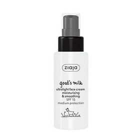 Ziaja SPF15 50 ml Keçi Sütü Ultra Hafif Nemlendirici ve Rahatlatıcı Yüz Kremi