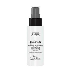 Ziaja SPF15 50 ml Keçi Sütü Ultra Hafif Nemlendirici ve Rahatlatıcı Yüz Kremi
