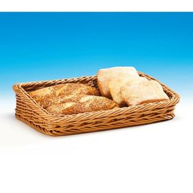Zicco 30x45x9x5 cm Plastik Eğimli Dikdörtgen Açıkbüfe Ekmek Sepeti