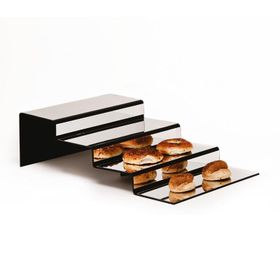 Zicco 4 Basamaklı Aynalı 39x60x18 cm Teşhir Standı