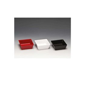 Zicco 9x9 cm 6'lı Kare Beyaz Minimal Sosluk Reçellik