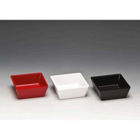 Zicco 9x9 cm 6'lı Kare Beyaz Minimal Sosluk Reçellik