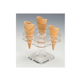 Zicco Akrilik, 13x13 cm Dondurma Servis Standı