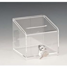 Zicco Akrilik 15.5x15.5x15 cm Bahşiş Kutusu