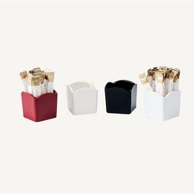 Zicco K-2049 6.5x6.5 cm Kırmızı Melamin Poşet Şekerlik