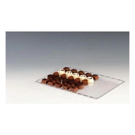 Zicco Kod: ZCP225 20x30 cm Şeffaf Polycarbonat Çikolata Teşhir Tepsi