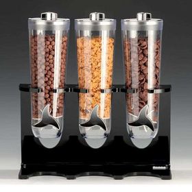 Zicco Standlı 3'lü 40x17x 44 cm Siyah Cornflakes Aleti
