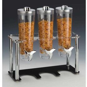 Zicco Standlı, 3'lü, 44x17xh:43 cm, Siyah Cornflakes Aleti
