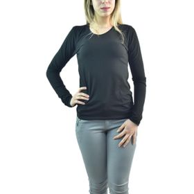 Zidan Life Zidan K-101 V Yaka Kadın Turkuaz Uzun Kol Sweatshirt