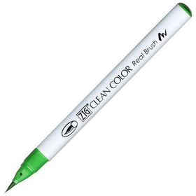 Zig 048 Clean Color Emerald Green Fırça Uçlu Markör Kalem