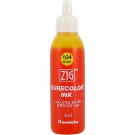 Zig 104 Mid Yellow 25 ml Kurecolor Refill Ink Mürekkep