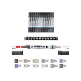 Zig 12B 7 Kurecolor KC3000N 12'li Twin Ws Marker Set