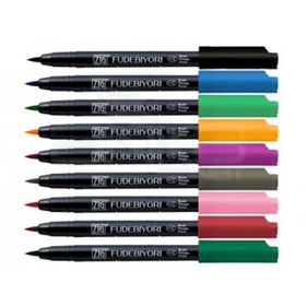 Zig 3 Fudebiyori Brush Pen 9'lu Set