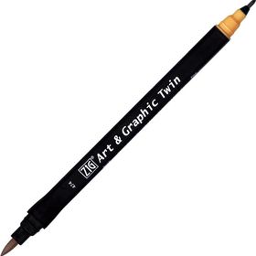 Zig 474 Art Graphic Dark Beige Twin Marker Çizim Kalemi