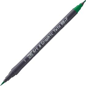 Zig 5 Art Graphic Green Twin Marker Çizim Kalemi