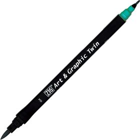 Zig 54 Art Graphic French Green Twin Marker Çizim Kalemi
