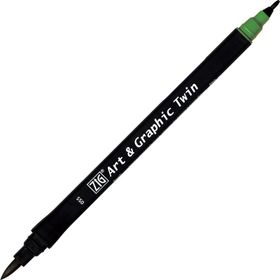 Zig 55 Art Graphic Green Earth Twin Marker Çizim Kalemi