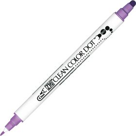 Zig 5744300 Clean Color Dot 0,5 mm Çift Uçlu TC-6100 081 Hyacinth Keçeli Kalem