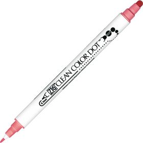 Zig 5744302 Clean Color Dot 0,5 mm Çift Uçlu TC-6100 021 Salmon Keçeli Kalem