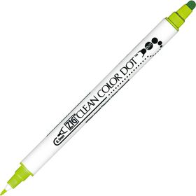 Zig 5744311 Clean Color Dot 0,5 mm Çift Uçlu TC-6100 402 Kiwi Keçeli Kalem
