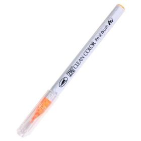 Zig 6000AT 002 Fl.Orange Clean Color Real Brush Calligraphy Kalemi