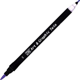 Zig 602 Art Graphic Pastel Violet Twin Marker Çizim Kalemi