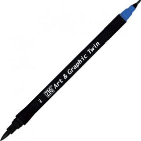 Zig 63 Art Graphic Delft Blue Twin Marker Çizim Kalemi