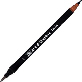 Zig 72 Art Graphic Dark Sand Twin Marker Çizim Kalemi