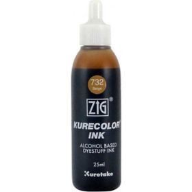 Zig 732 Beige 25 ml Kurecolor Refill Ink Mürekkep