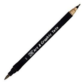 Zig 75 Art Graphic Bistre Twin Marker Çizim Kalemi