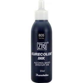 Zig 805 Dark Gray 25 ml Kurecolor Refill Ink Mürekkep