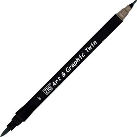 Zig 87 Art Graphic Cool Grey 9 Twin Marker Çizim Kalemi