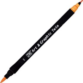 Zig Art Graphic Twin Marker 42 Bright Yellow Çizim Kalemi