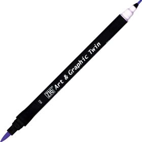 Zig Art Graphic Twin Marker 602 English Lavender Çizim Kalemi