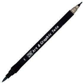Zig Art Graphic Twin Marker 83 Blue Gray Çizim Kalemi