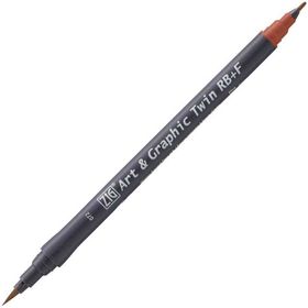 Zig Art Graphic Twin Rb+f TUT-95 72 Brown Çift Uçlu Çizim Kalemi