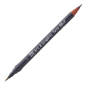 Zig Art Graphic Twin Rb+f TUT-95 72 Brown Çift Uçlu Çizim Kalemi