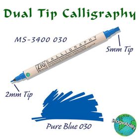 Zig Calligraphy 2 Mm - 5 Mm Pure Blue Kaligrafi Kalemi