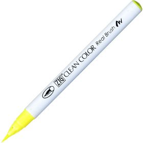 Zig Clean Color 001 Fluorescent Yellow Fırça Uçlu Marker Kalem