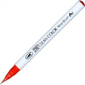 Zig Clean Color 020 Red Fırça Uçlu Marker Kalem